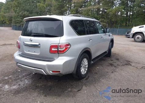 2018 Nissan Armada Sv z USA, uszkodzony, nr VIN JN8AY2NC6J9555774